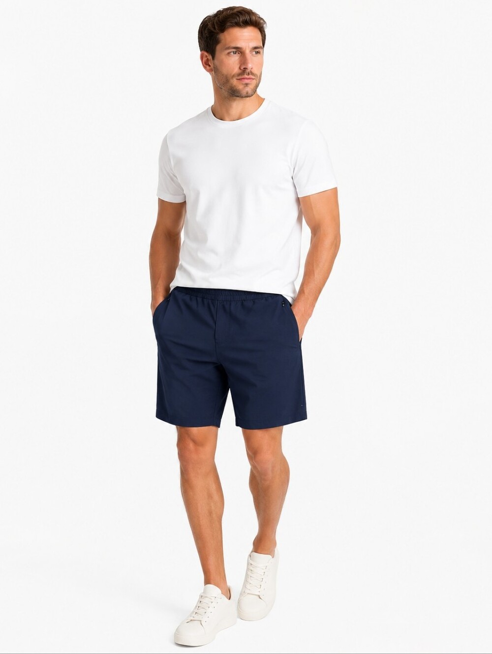 Public Rec All Day Every Day Shorts Men's 34 Navy Performance Golf Athleisure